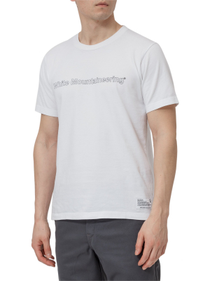 White Mountaineering Logo Print T-shirt
