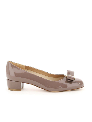 Salvatore Ferragamo Vara Bow Detailed Pumps