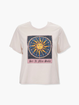 Plus Size Sun Graphic Tee