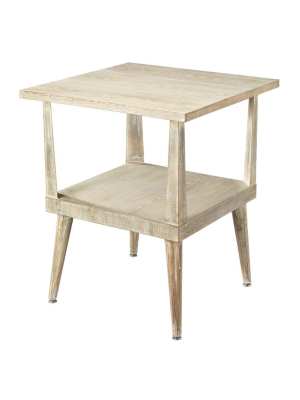 Arlo Side Table Grey Washed Wood