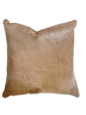 Palomino Cowhide Pillow, 18"