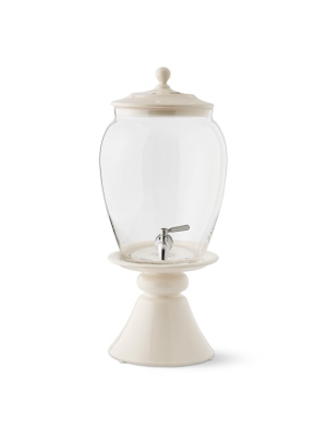 Aerin White Ceramic Beverage Dispenser