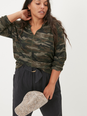 Sanctuary Ives Camo Top