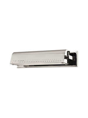 Garfield Led Picture Light Polished Nickel