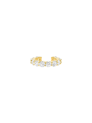 Sparkler Diamond Earcuff - Yellow Gold