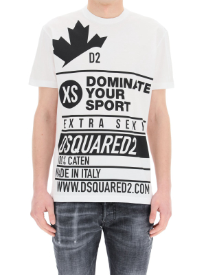 Dsquared2 Leaf Sport Crewneck T-shirt