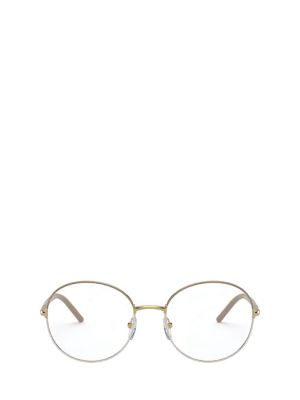 Prada Eyewear Round Frame Glasses