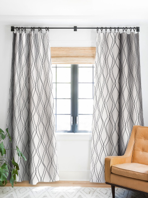 Heather Dutton Fuge Stone Single Panel Blackout Window Curtain By Deny Designs.