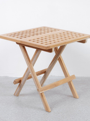 Karsten Teak Folding End Table