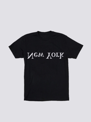 Black New York Logo T-shirt