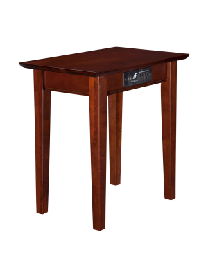 Shaker Chair Side Table With Charger - Atlantic Furniture