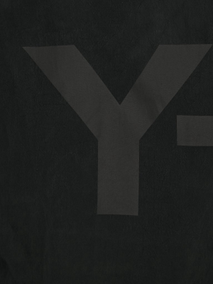 Y-3 Logo Printed Bomber Jacket