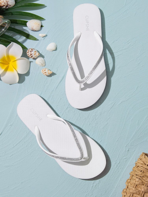 Blanco Minimalist Flip Flops