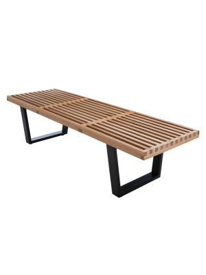 Nuevo Tao Occasional Bench - Raw Ash