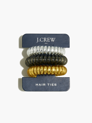 Three-pack Spiral Hair Ties
