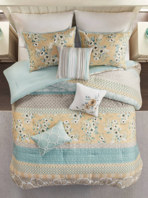 Loraine Cotton Printed Comforter Set