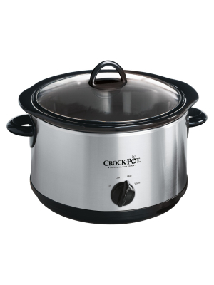 Crock-pot 4.5qt Manual Slow Cooker - Silver Scr450-s