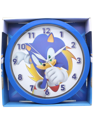 Accutime Watch Corp. Sonic The Hedgehog 9.5 Inch Battery Operated Wall Clock