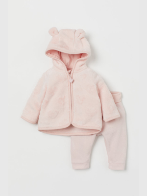 2-piece Fleece Set