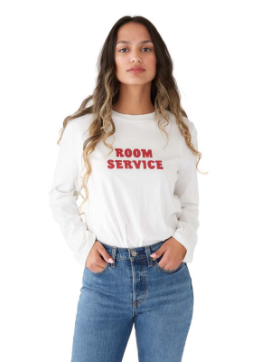 Room Service Long Sleeve Boxy Tee