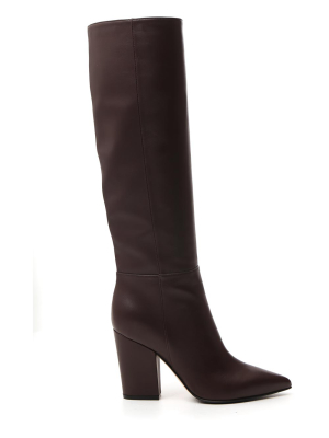 Sergio Rossi Pointed Toe Knee High Boots