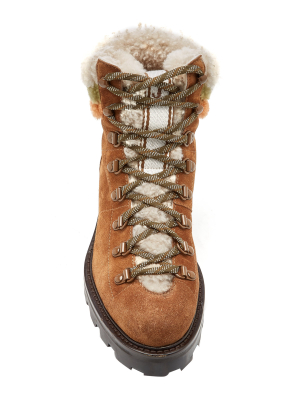 Eshe Shearling Combat Boots