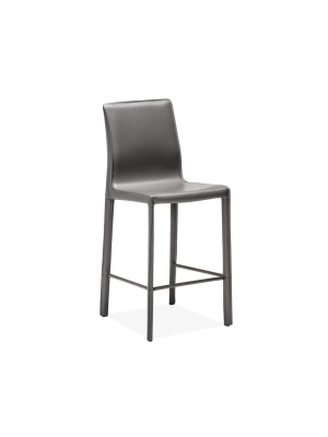 Interlude Home Jada Counter Stool In Grey