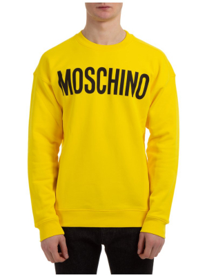 Moschino Logo Printed Crewneck Sweatshirt