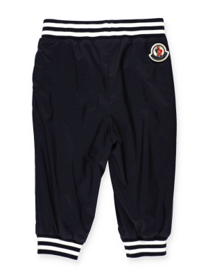 Moncler Enfant Logo Patch Pants