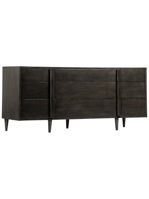 Noir Morten 9 Drawer Dresser