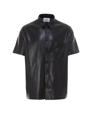 Nanushka Naum Vegan Leather Shirt