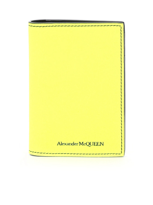 Alexander Mcqueen Logo Print Bifold Wallet