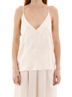Le Kasha Satin Sleeveless Top