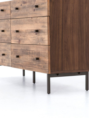 Harlan 6 Drawer Dresser - Dark Walnut