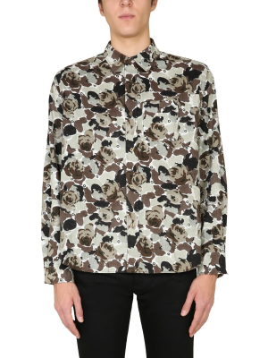 Kenzo Camouflage Print Shirt