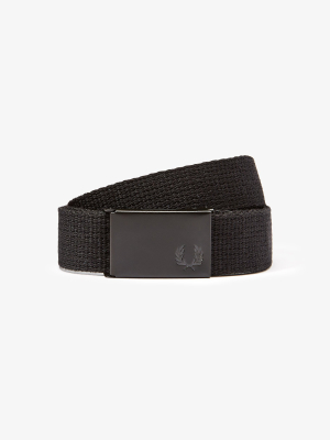 Slim Graphic Webbing Belt