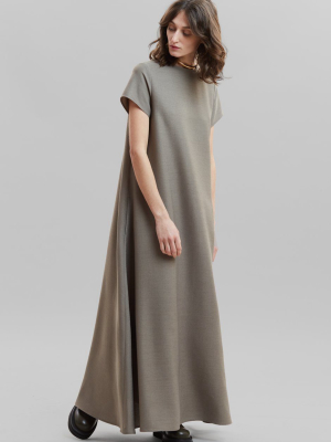 Dakota A-line Dress - Slate Green