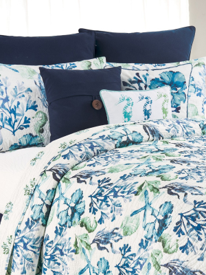 C&f Home Bluewater Bay Coastal Quilt Mini Set