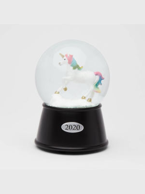 5.5" X 3.8" Unicorn Musical Snow Globe - Wondershop™