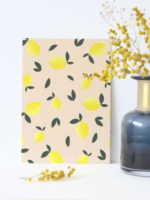 Lemongrass Print Postcard