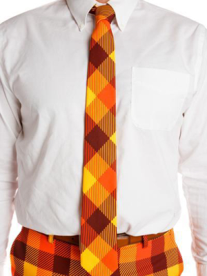 That 70's Tie | Thanksgiving Plaid Tie
