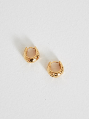 Cosmopolitan Hoops In 18k Gold Vermeil