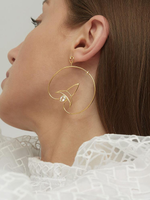 Cosmo Voyager Hoop Earrings