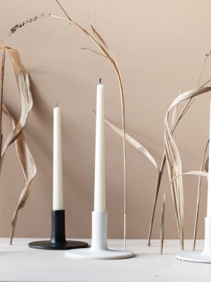 Taper Candle Holder - Matte White