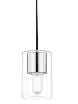 Lula 1 Light Pendant - Polished Nickel