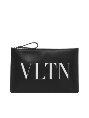 Valentino Vltn Large Flat Pouch