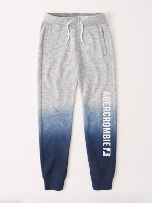 Dip-dye Logo Joggers