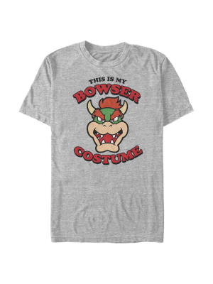 Men's Nintendo Super Mario Bowser Costume T-shirt