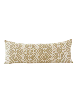 Golden Ebony Extra Long Lumbar Pillow - 14x36