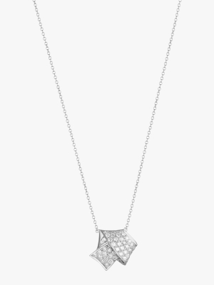Jumbo Knot Pavé Diamond Pendant